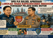 DPD PJI Sulsel Apresiasi Langkah Tegas Kapolrestabes Makassar Terhadap Pelaku Geng Motor