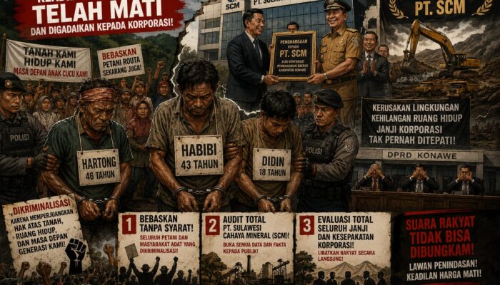 DUGAAN KRIMINALISASI TIGA PETANI ROUTA MENGUAT, PEMDA KONAWE DINILAI ABAIKAN PENYELESAIAN GANTI RUGI KEBUN KOPI, PT SCM DISOROT SOAL TRANSPARANSI