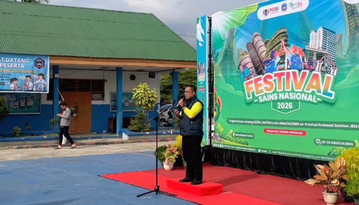 KADISPORA KOTA PALOPO RESMI BUKA FESTIVAL SAINS NASIONAL 2026 SE-SULSEL JILID 2 DI SMAN 6