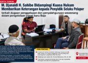 M. Djunaid H. Sahibe Lapor Dugaan Penyalahgunaan Wewenang di Pasar Baru Bajo, Serahkan Dokumen Dasar Hukum ke Penyidik