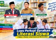Program Literasi Buku Menyasar SD, SMP Dan Guru di Luwu.